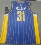 Maillot de Basket #31 Miller Indiana Pacers 2020-21 city Bleu Imprimé